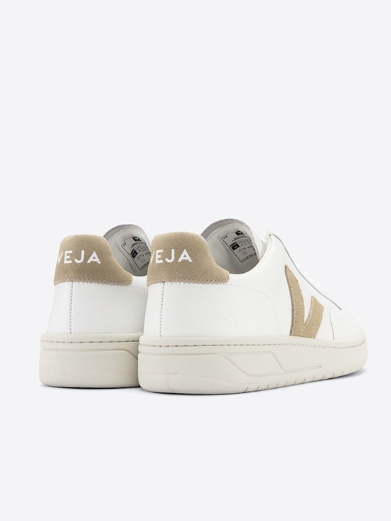 Veja V-12 LEATHER WHITE DUNE Sneakers  Women’s size 7 - Picture 2 of 10
